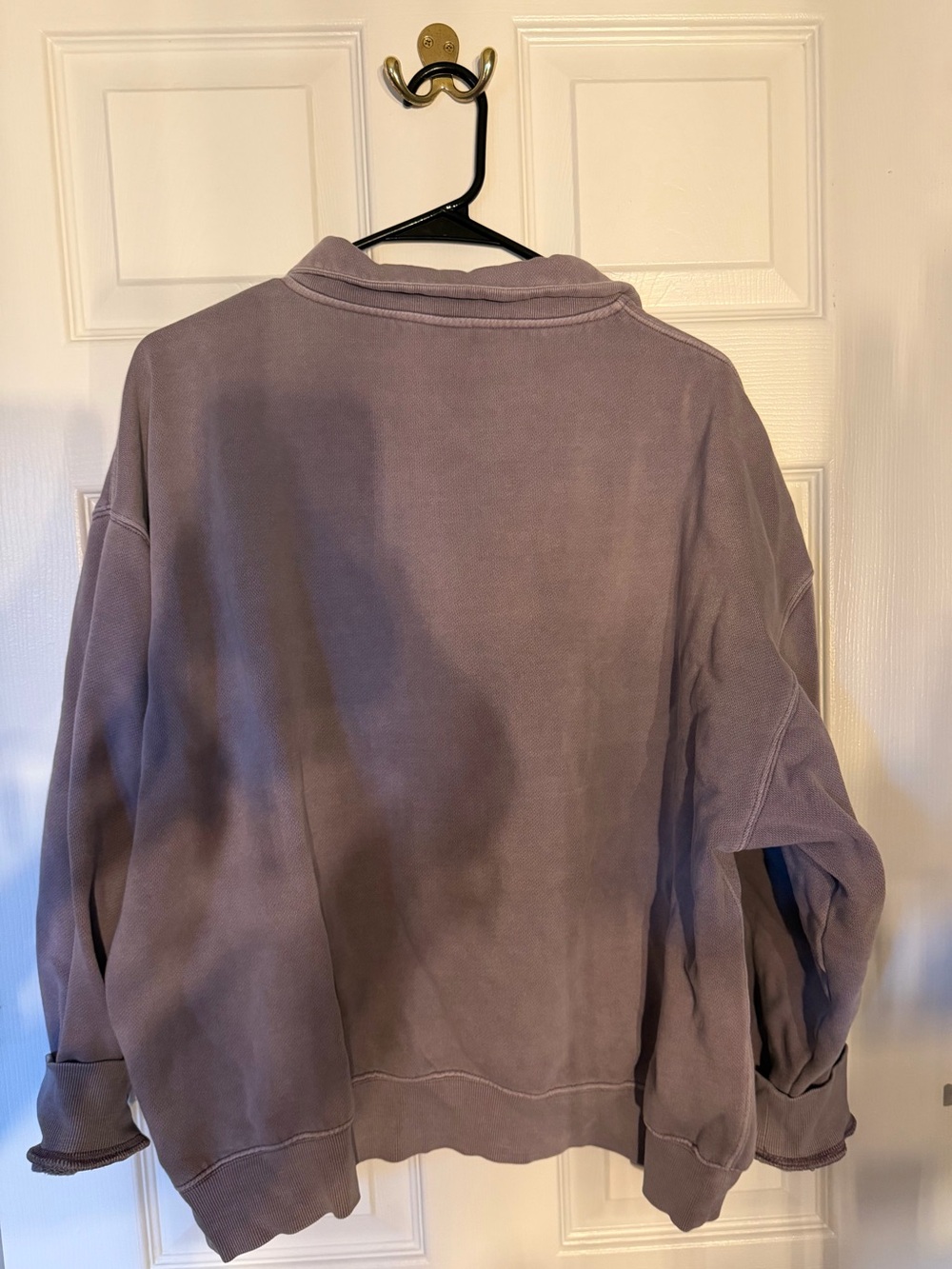 PINK Victoria's Secret Quarter-Zip Sweater in Purple - Picture 3 of 4